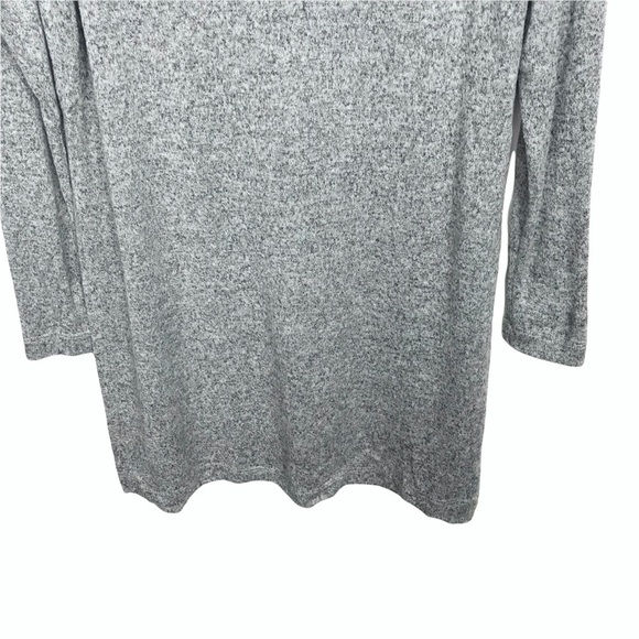 Hye Park And Lune Gray Side Split Tunic Sweater - Picture 4 of 10
